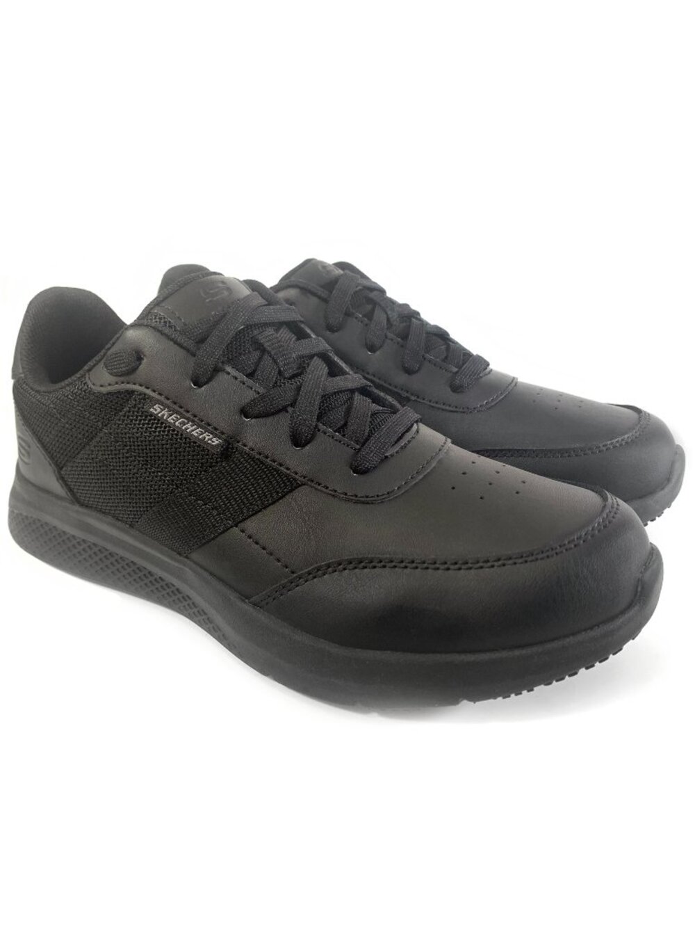 SKECHERS Work Women’s Utility Shoes Slip Resistant Black Size 7.5 SN 108001
